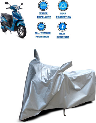 CODOKI Two Wheeler Cover for Hero(Electric Optima, Silver)