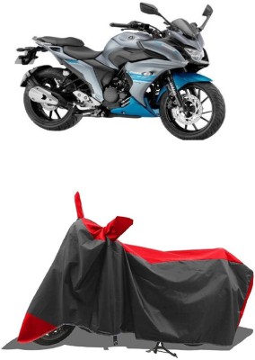 SUGASHRI Waterproof Two Wheeler Cover for Yamaha(Fazer 25, Red, Black)