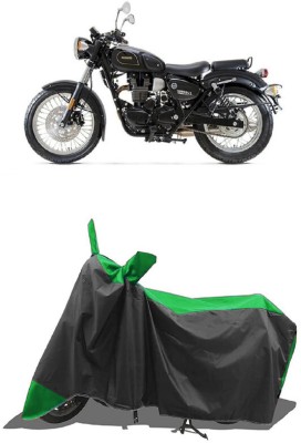 SUGASHRI Waterproof Two Wheeler Cover for Benelli(Imperiale 400, Green, Black)