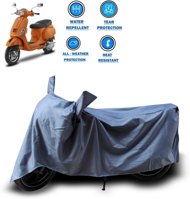 CODOKI Two Wheeler Cover for Piaggio(Vespa SXL 125, Grey)