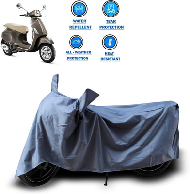 CODOKI Two Wheeler Cover for Piaggio(Vespa VXL, Grey)