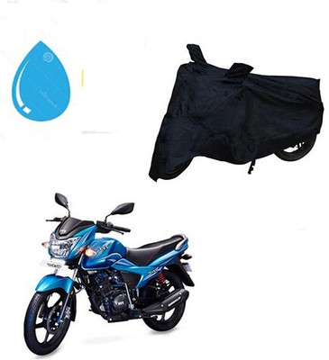 DeepShakshi AUTOMOTIVE Waterproof Two Wheeler Cover for TVS(Victor New, Black)
