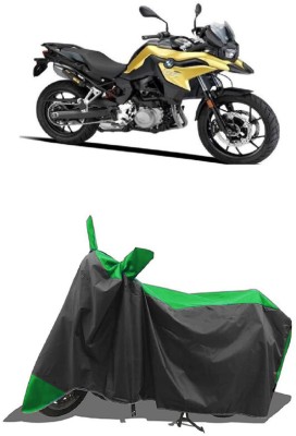 SUGASHRI Waterproof Two Wheeler Cover for BMW(F 750 GS, Green, Black)