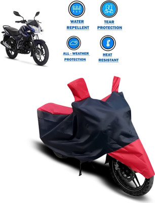 PAGORA Two Wheeler Cover for Bajaj(Discover 150 s, Red)