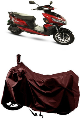 SUGASHRI Waterproof Two Wheeler Cover for Okinawa(i-Praise, Maroon)
