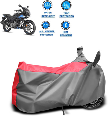 CODOKI Two Wheeler Cover for Bajaj(Pulsar 220F, Grey)