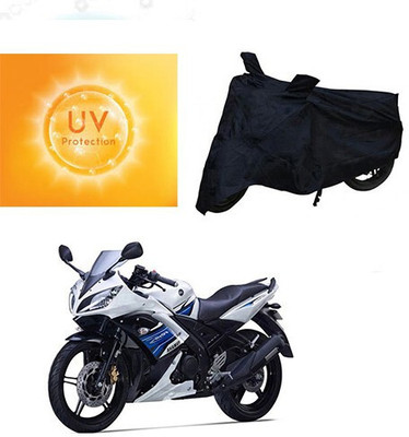 SK AUTO Waterproof Two Wheeler Cover for Yamaha(YZF R15 S, Black)