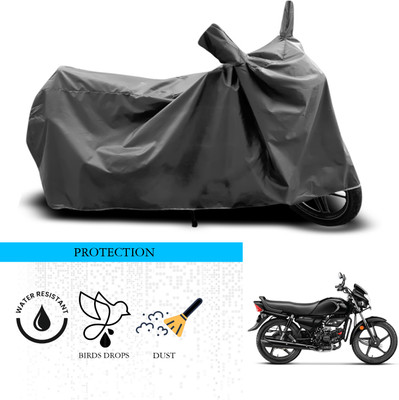 ANTHUB Waterproof Two Wheeler Cover for Hero(HF, Grey)