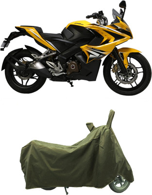 Coxtor Waterproof Two Wheeler Cover for Bajaj(Pulsar SS400 BS6, Gold)