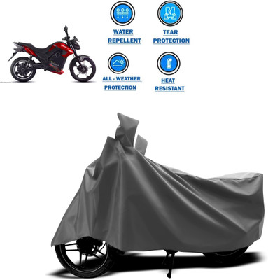 GOSHIV-car and bike accessories Two Wheeler Cover for Universal For Bike(Grey)