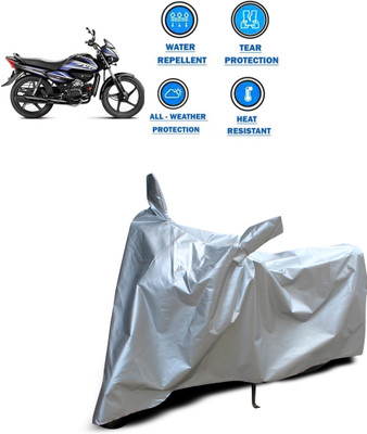 PAGORA Two Wheeler Cover for Hero(Splendor NXG, Silver)
