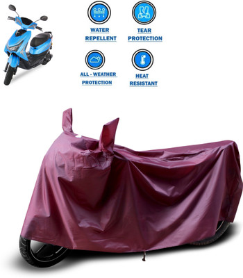 CODOKI Waterproof Two Wheeler Cover for Ampere(E Lite, Maroon)