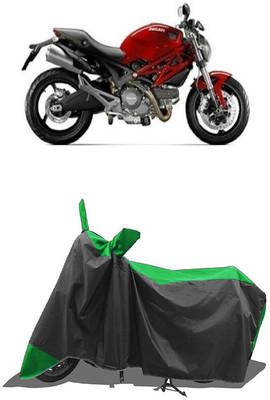 SUGASHRI Waterproof Two Wheeler Cover for Ducati(Monster 795, Green, Black)