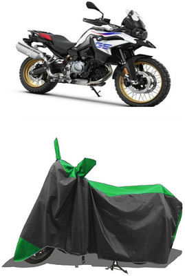 SUGASHRI Waterproof Two Wheeler Cover for BMW(F 850 GS, Green, Black)