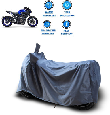 PAGORA Waterproof Two Wheeler Cover for Yamaha(MT 09, Grey)