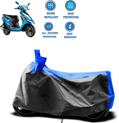 CODOKI Two Wheeler Cover for TVS(Scooty Zest 110, Grey)