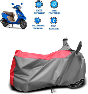 CODOKI Two Wheeler Cover for TVS(Zest, Grey)
