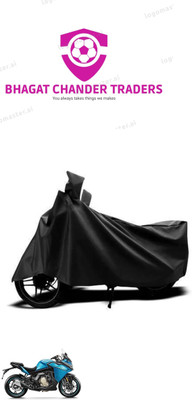 bhagat chander traders Waterproof Two Wheeler Cover for CFMoto(400GT, Black)