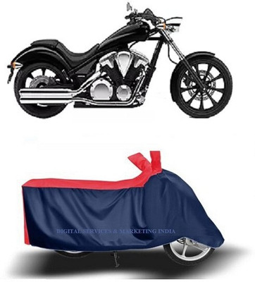 DSAMI Two Wheeler Cover for Honda(VT 1300CX, Blue)