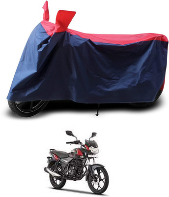 SK AUTO Two Wheeler Cover for Bajaj(Discover 110, Red, Blue)