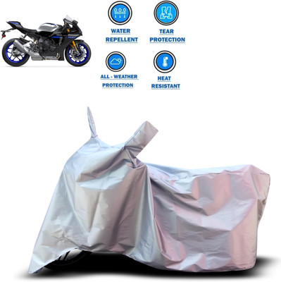 PAGORA Two Wheeler Cover for Yamaha(YZF R1M, Silver)