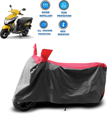 GOSHIV-car and bike accessories Two Wheeler Cover for Honda(Dio, Grey)