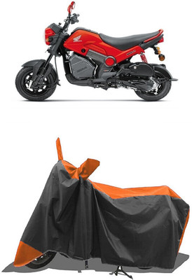 SUGASHRI Waterproof Two Wheeler Cover for Honda(Navi, Orange, Black)