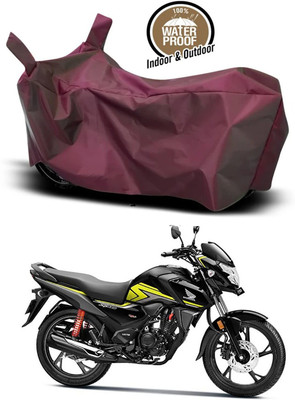 SK AUTO Waterproof Two Wheeler Cover for Honda(SP 125, Maroon)