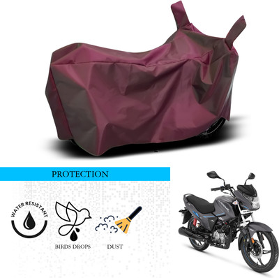 SnehaSales Waterproof Two Wheeler Cover for Hero(New Glamour, Maroon)