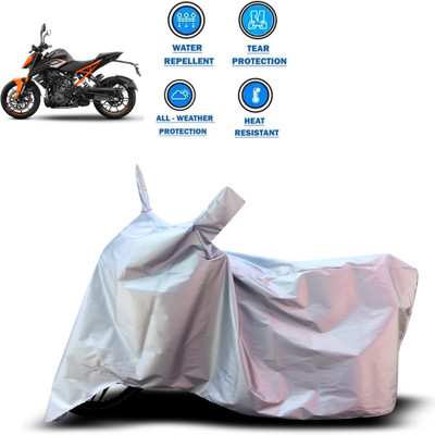 CODOKI Two Wheeler Cover for KTM(250 Duke, Silver)