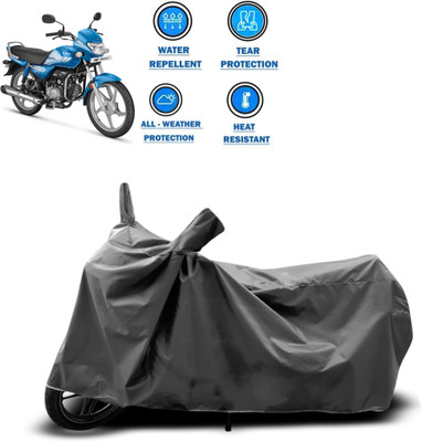 CODOKI Two Wheeler Cover for Hero(HF, Grey)