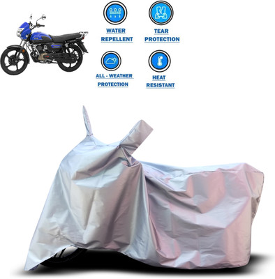 CODOKI Two Wheeler Cover for TVS(Radeon, Silver)