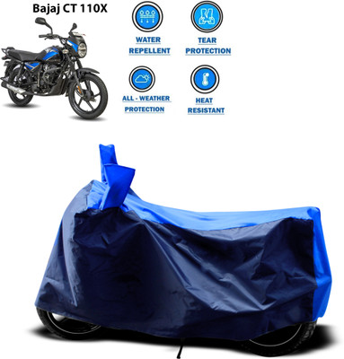 CODOKI Two Wheeler Cover for Bajaj(Blue)