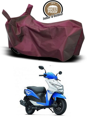 SK AUTO Two Wheeler Cover for Honda(Dio, Maroon)