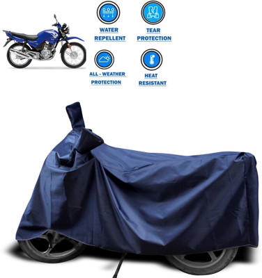 PAGORA Two Wheeler Cover for Yamaha(YBR 125, Blue)