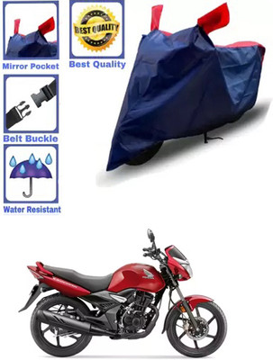 RONISH Waterproof Two Wheeler Cover for Honda(Unicorn, Blue, Red)