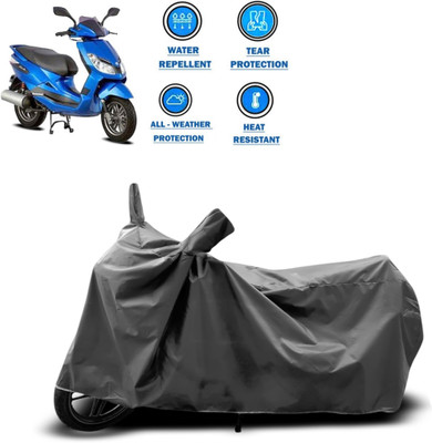 CODOKI Two Wheeler Cover for Bajaj(Blade 125, Grey)