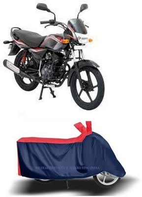 DSAMI Two Wheeler Cover for Bajaj(Platina 125, Blue)