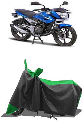 SUGASHRI Waterproof Two Wheeler Cover for Bajaj(XCD 135, Green, Black)