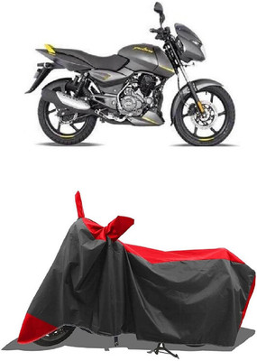SUGASHRI Waterproof Two Wheeler Cover for Bajaj(Pulsar 150, Red, Black)