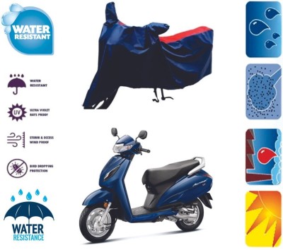 Mdstar Waterproof Two Wheeler Cover for Honda(Activa 125, Red, Blue)