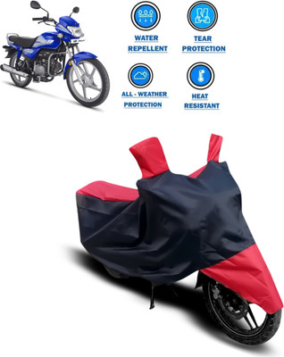 PAGORA Two Wheeler Cover for Hero(MotoCorp HF Deluxe, Red)
