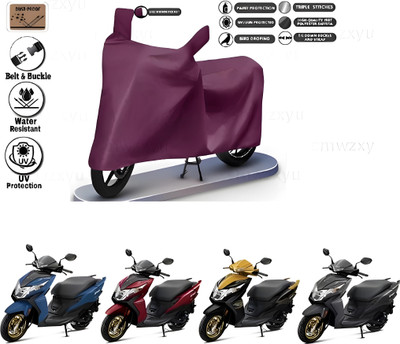 SK AUTO Waterproof Two Wheeler Cover for Honda(Dio, Maroon)