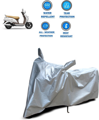 PAGORA Two Wheeler Cover for Suzuki(Access 125, Silver)