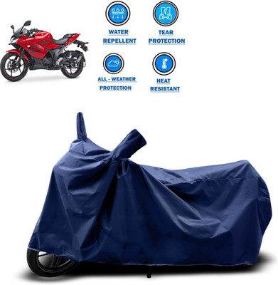 CODOKI Two Wheeler Cover for Suzuki(Gixxer SF, Blue)