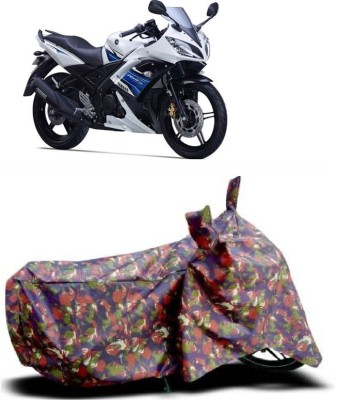 SUGASHRI Waterproof Two Wheeler Cover for Yamaha(YZF R15 S, Multicolor)