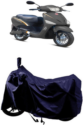 SUGASHRI Waterproof Two Wheeler Cover for Hero(Electric Optima Li BS6, Blue)