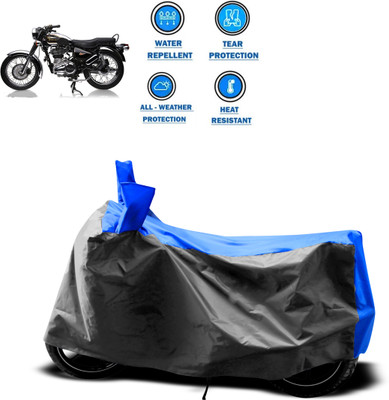 CODOKI Two Wheeler Cover for Royal Enfield(Electra 4S, Grey)