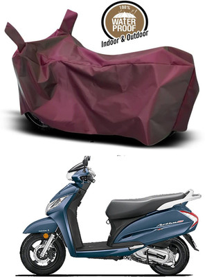 SK AUTO Two Wheeler Cover for Honda(Activa 125, Maroon)