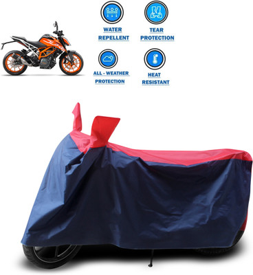 CODOKI Two Wheeler Cover for KTM(Duke 390 ABS, Red)